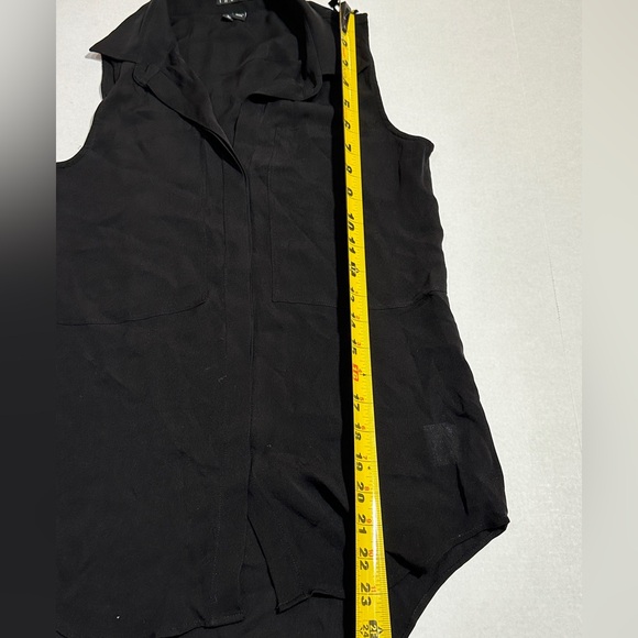 Theory Silk Black Sleeveless Top - Picture 6 of 6